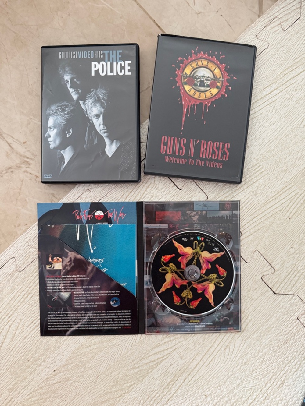 Guns N' Roses 'Welcome to the Videos' DVD - Black with Red & Gold Logo
